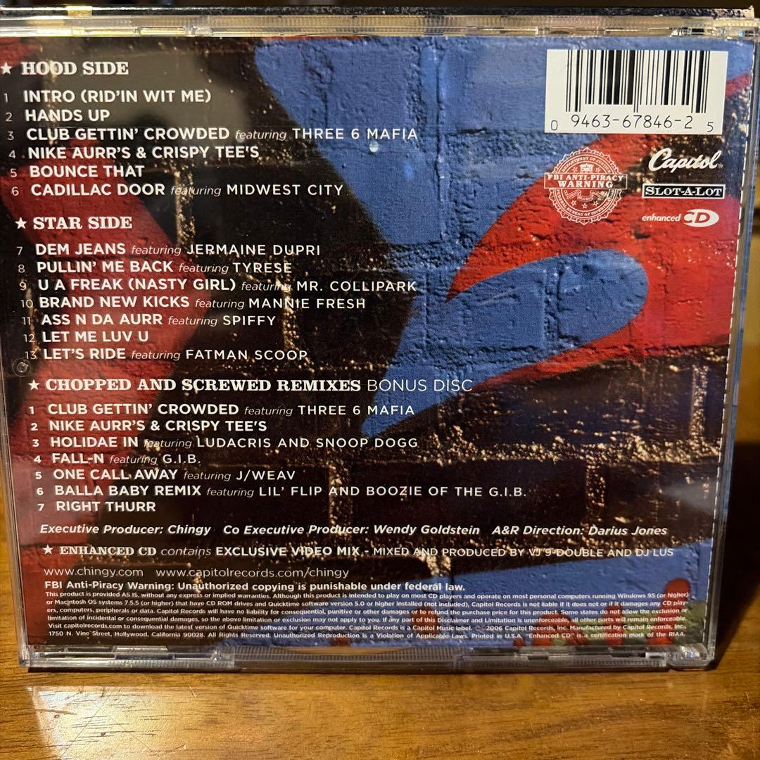 Chingy - Hoodstar 2CD Limited Edition Hip Hop Album Japan Import