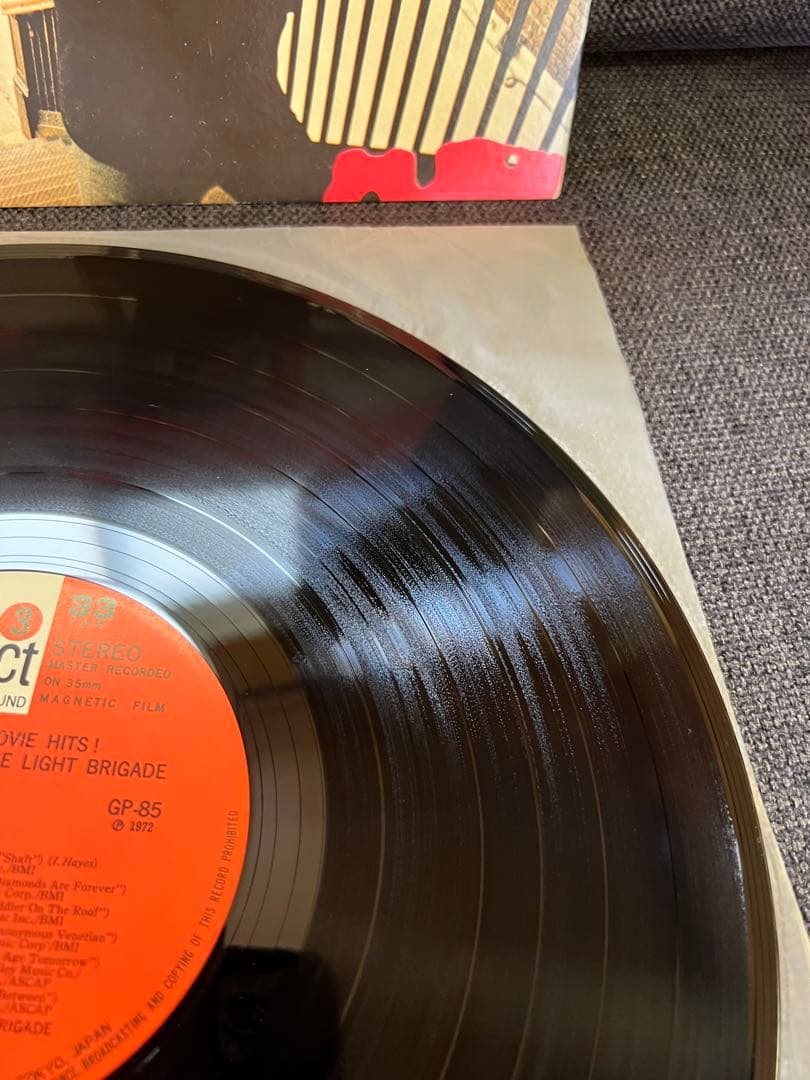 Enoch Light & The Light Brigade Golden Movie Hits LP 1972 Japan Vinyl Record Obi