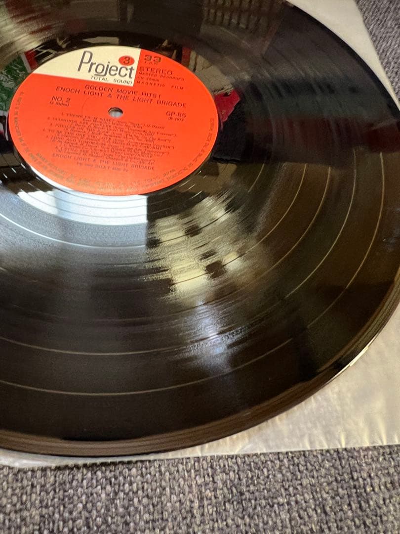 Enoch Light & The Light Brigade Golden Movie Hits LP 1972 Japan Vinyl Record Obi