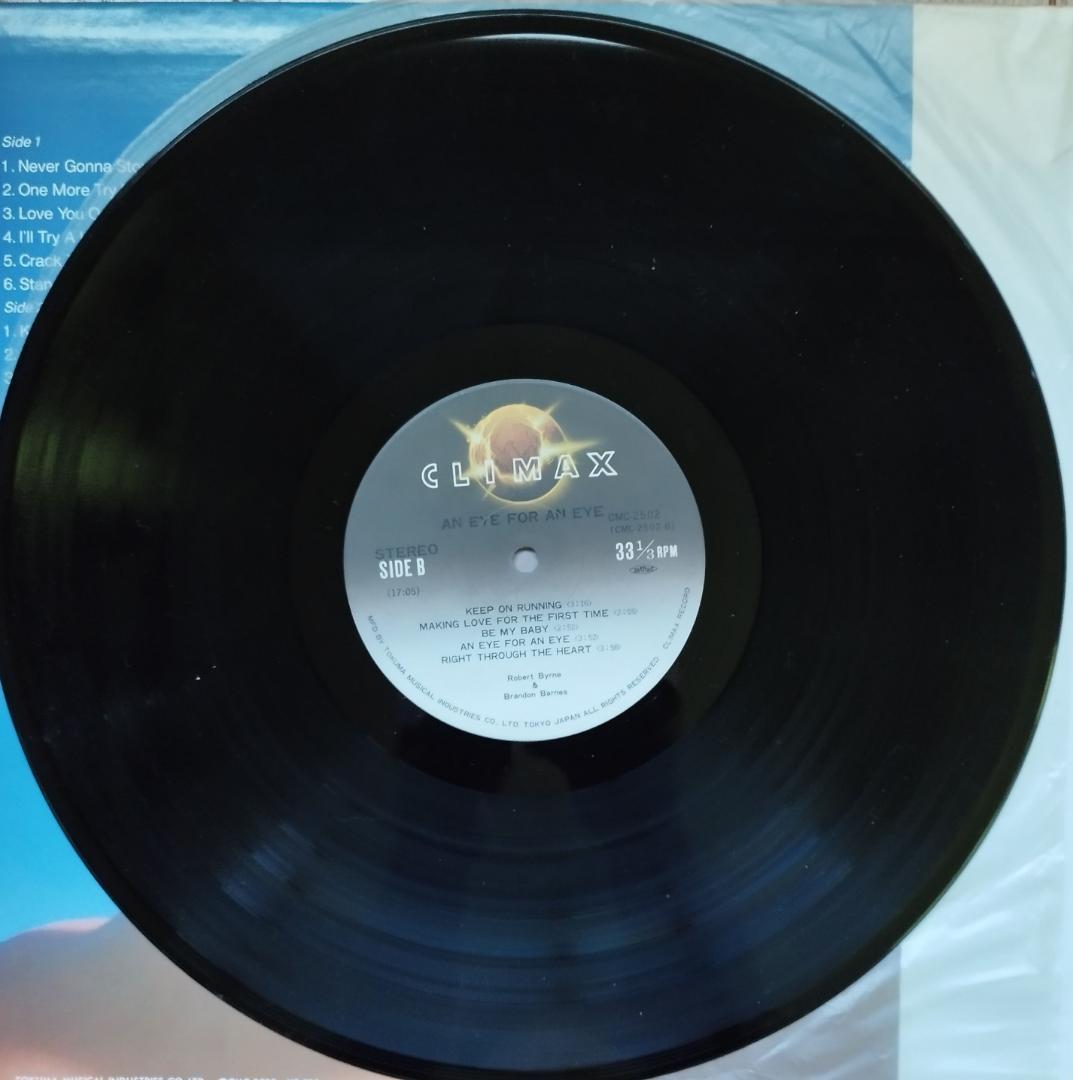 Byrne & Barnes - An Eye For An Eye LP Japan Original Pressing w/ OBI AOR Rare