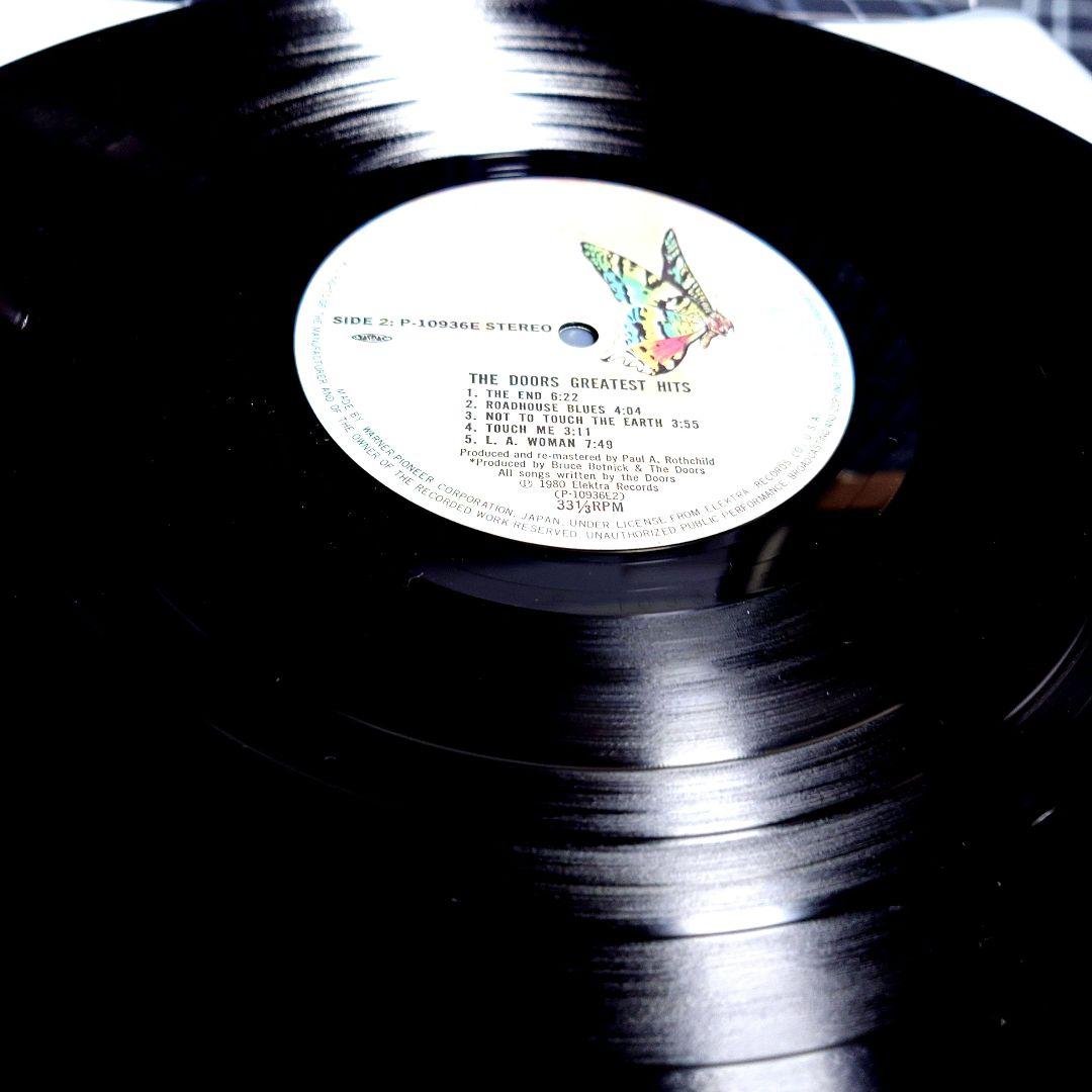 The Doors Greatest Hits Vinyl LP Japan P-10936E With Obi Jim Morrison