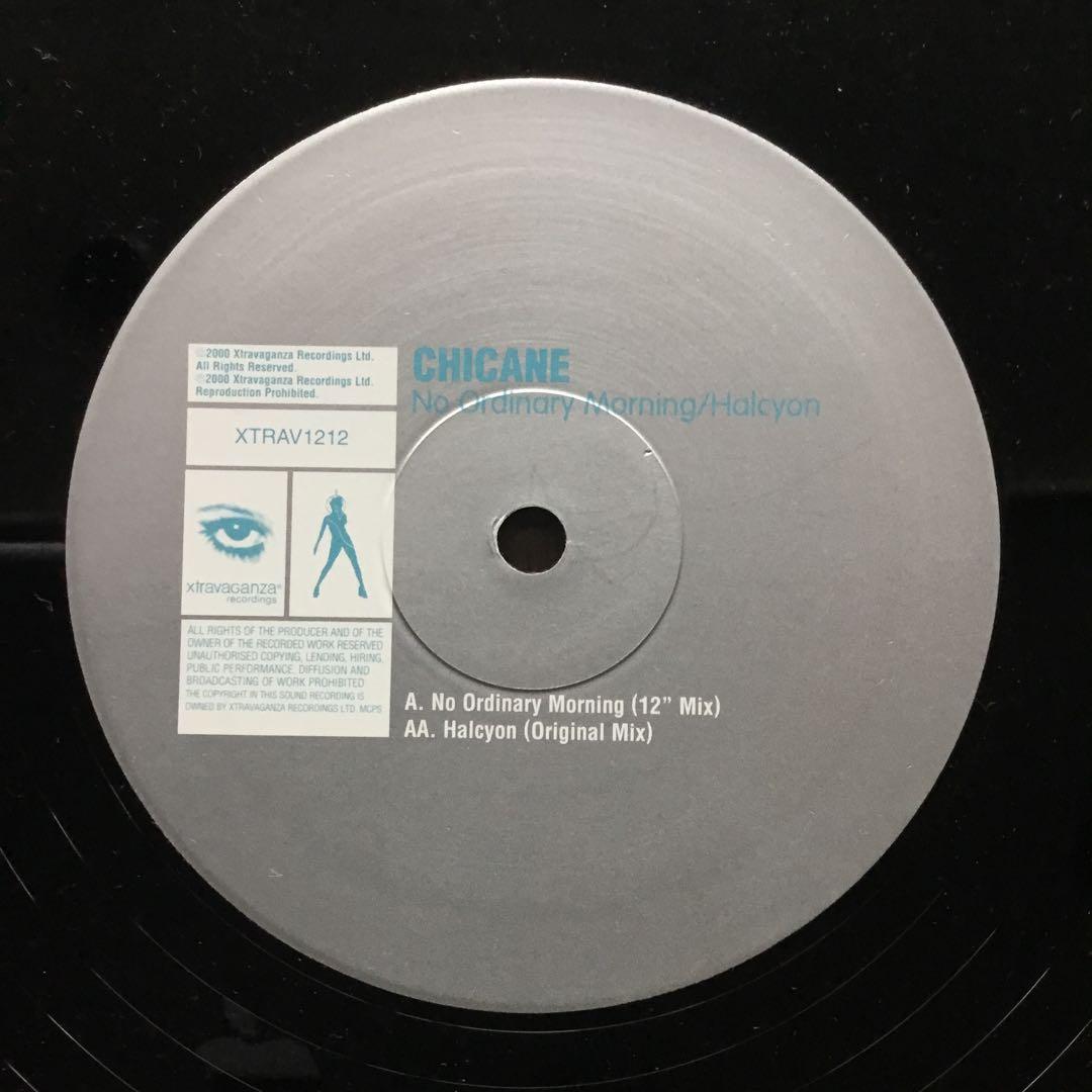 Chicane - No Ordinary Morning / Halcyon 12" Vinyl Electronic Trance
