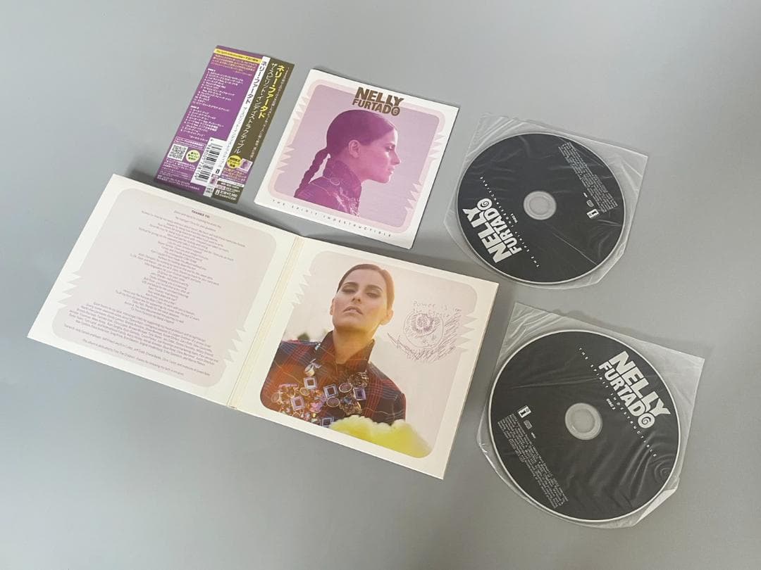 Nelly Furtado The Spirit Indestructible 2CD Japan Press Limited Mini LP Obi