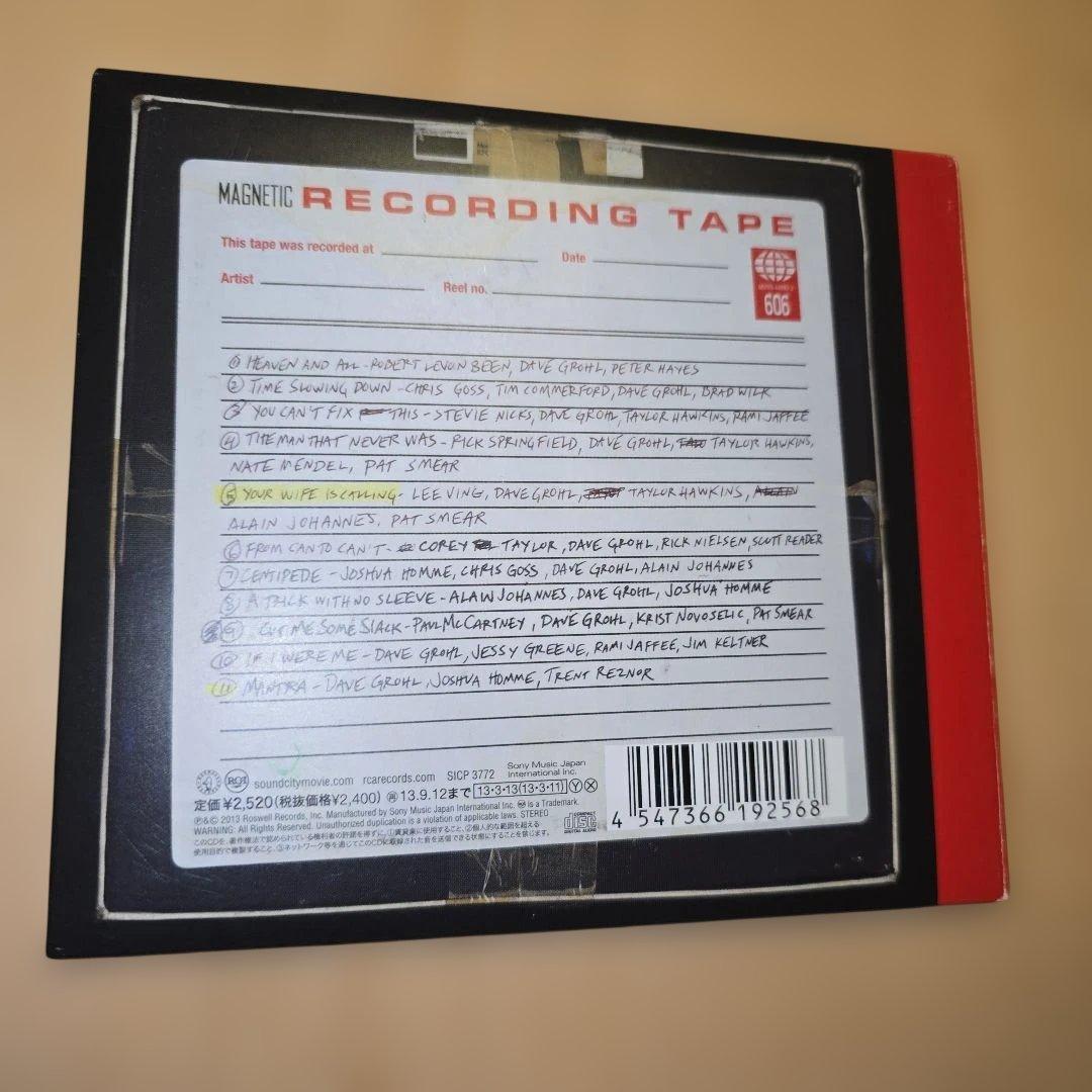 Dave Grohl - Sound City: Real to Reel CD Japan Limited Paper Sleeve OBI