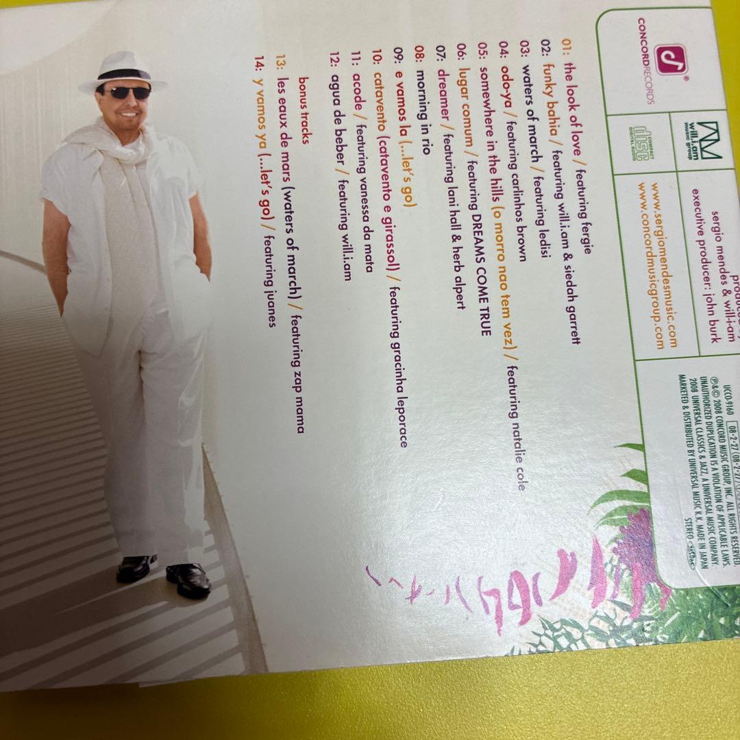 Sergio Mendes - Encanto - Japan Press CD with OBI 2008 Limited Edition