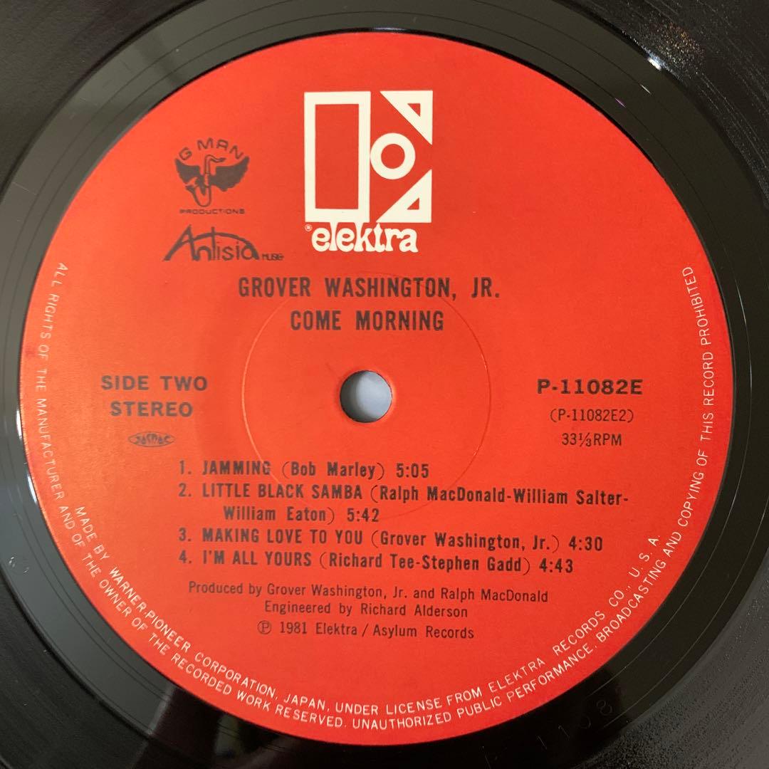 Grover Washington Jr. Come Morning Vinyl LP 1981 Japan Pressing with Obi