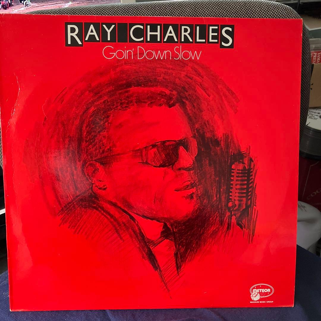 Ray Charles - Goin' Down Slow LP 1984 Blues Jazz Vinyl Album
