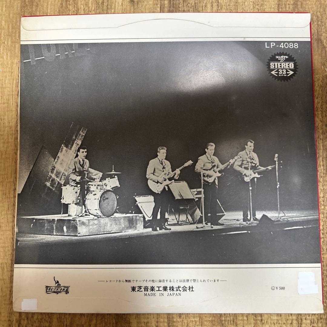 The Ventures - Let's Go EP Rare Red Vinyl 7" Japan Liberty LP-4088 33RPM Stereo
