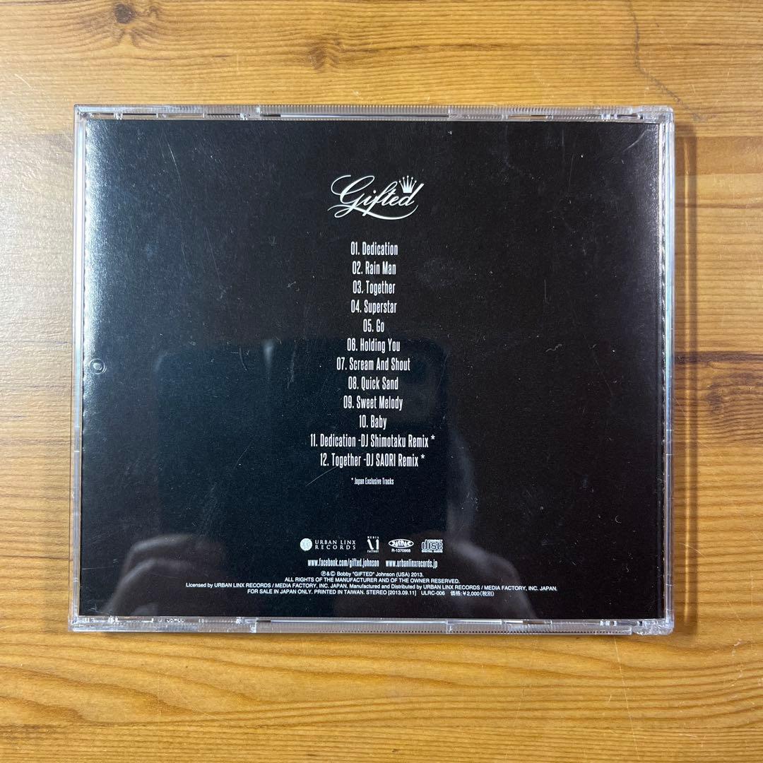 Gifted - Gifted CD Japan Press with OBI 2013 R&B Solo Debut Album 12 Tracks