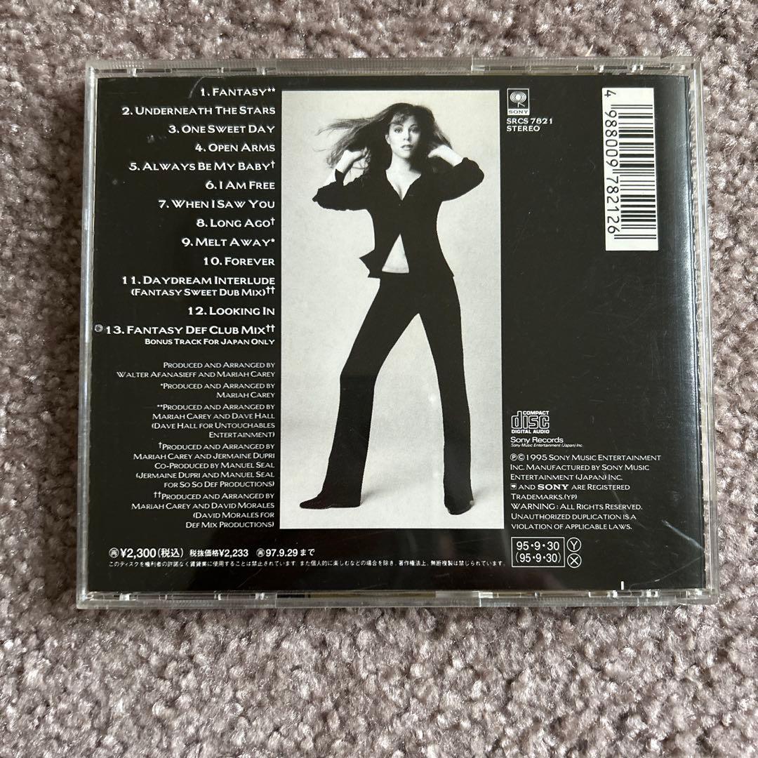 Mariah Carey Daydream CD Japan Press with OBI Limited Bonus Track SRCS 7821