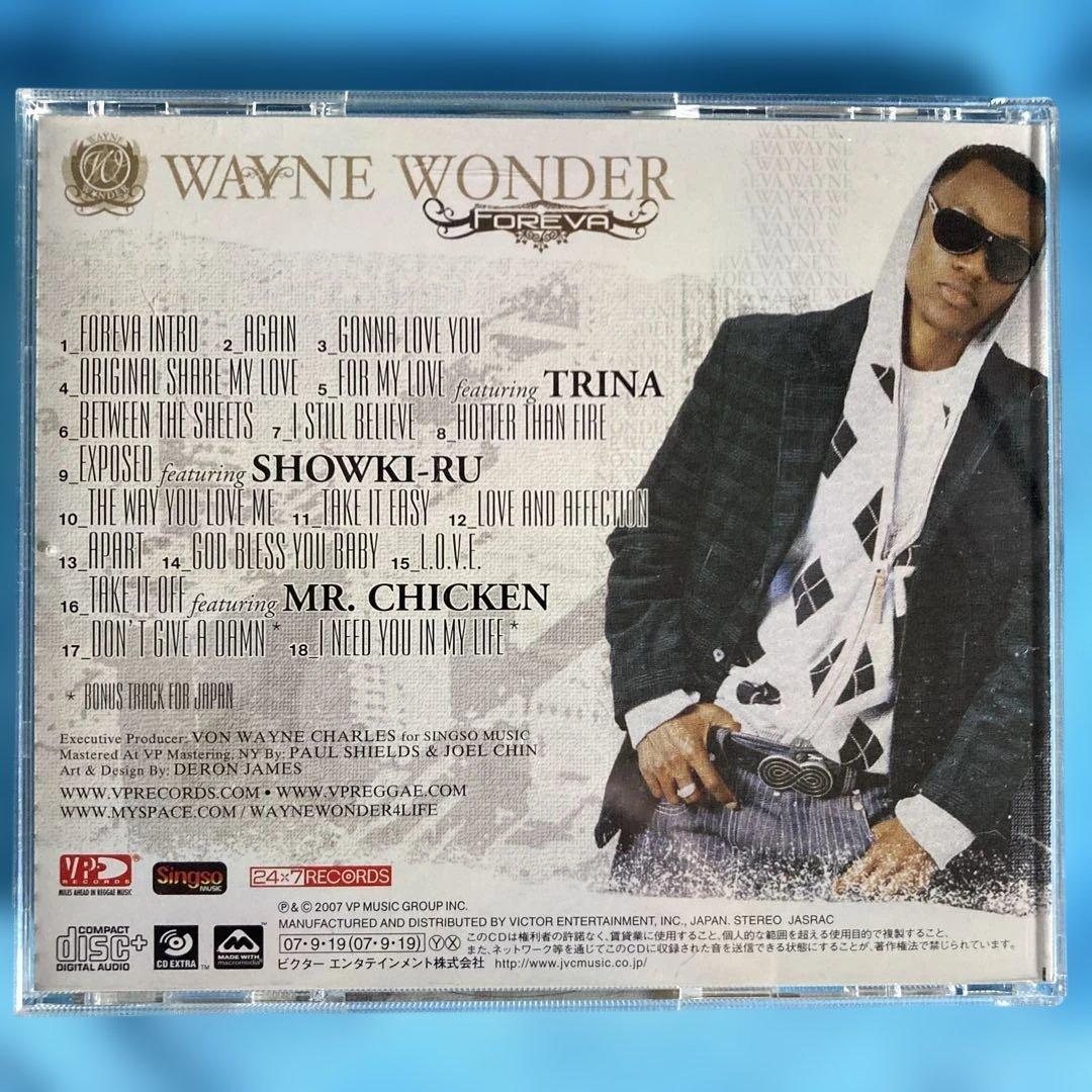 Wayne Wonder - Foreva CD Japan Press 2007, 18 Tracks + 2 Bonus Video Clips