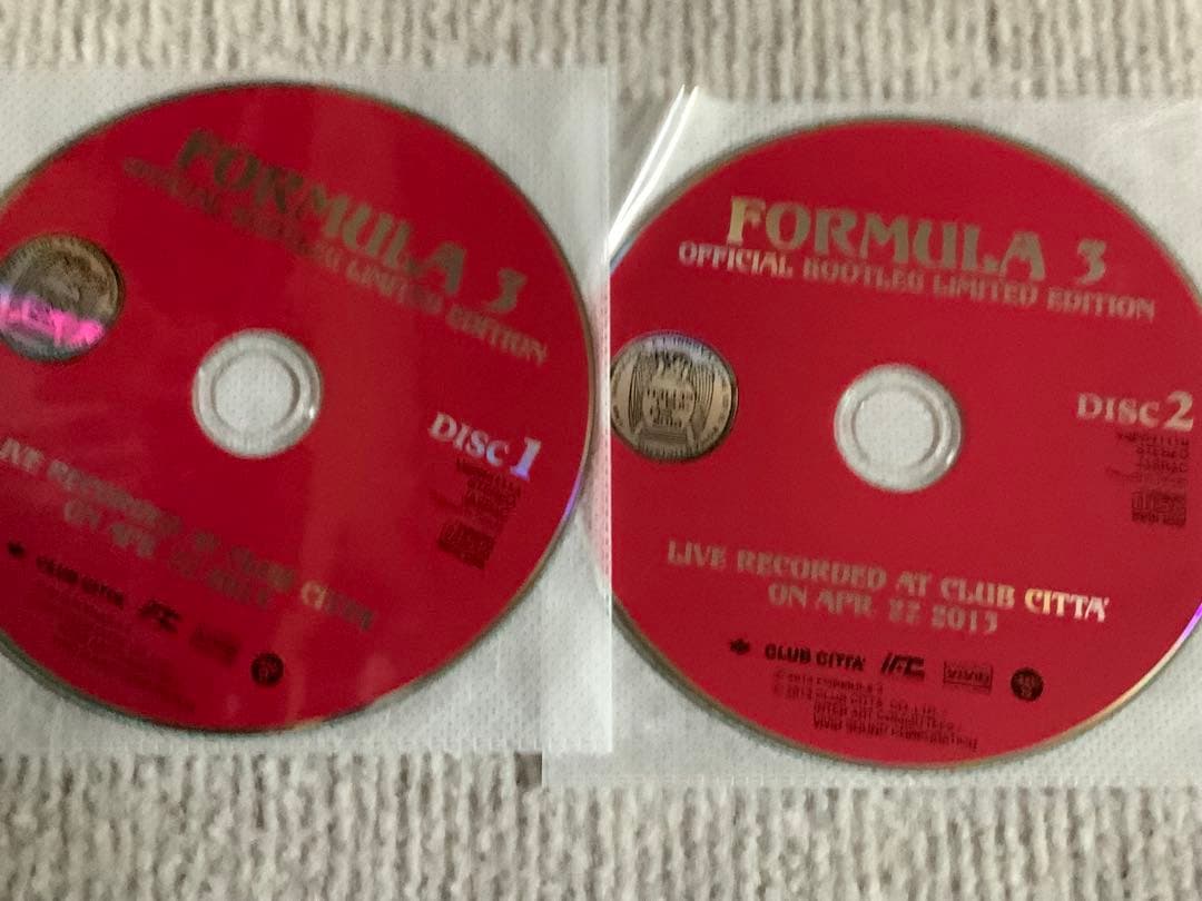 Formula 3 Live at Club Citta 2013 Progressive Rock CD Limited Ed | Japansoundstore