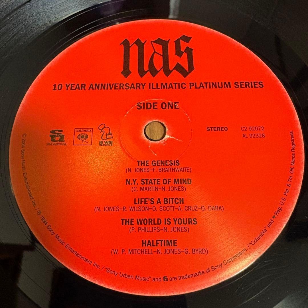Nas - Illmatic 2LP 10th Anniversary Edition (2004) Vinyl Hip Hop Classic
