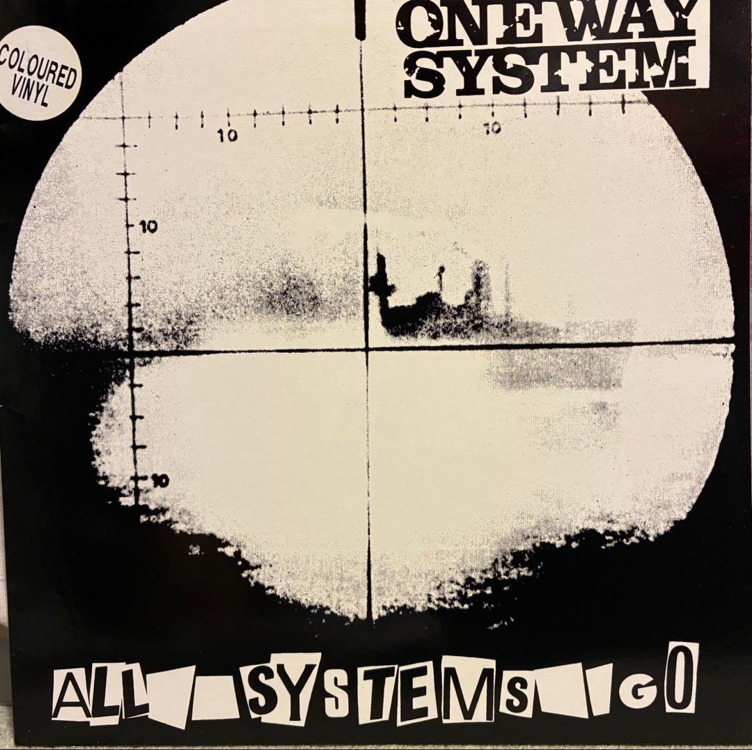 One Way System - All Systems Go LP Clear Vinyl Captain Oi! 1996 UK Punk