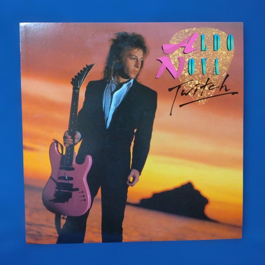 Aldo Nova - Twitch LP 1985 Japan Hard Rock Portrait 28-3P-696 Vinyl Record