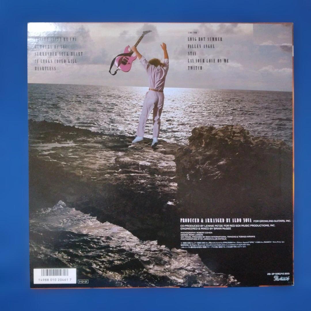 Aldo Nova - Twitch LP 1985 Japan Hard Rock Portrait 28-3P-696 Vinyl Record