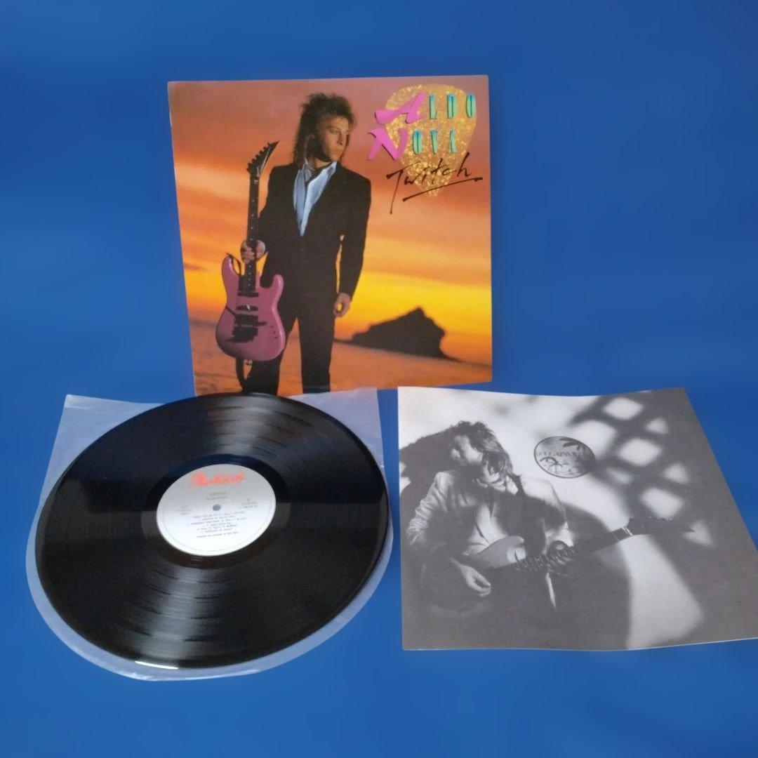 Aldo Nova - Twitch LP 1985 Japan Hard Rock Portrait 28-3P-696 Vinyl Record
