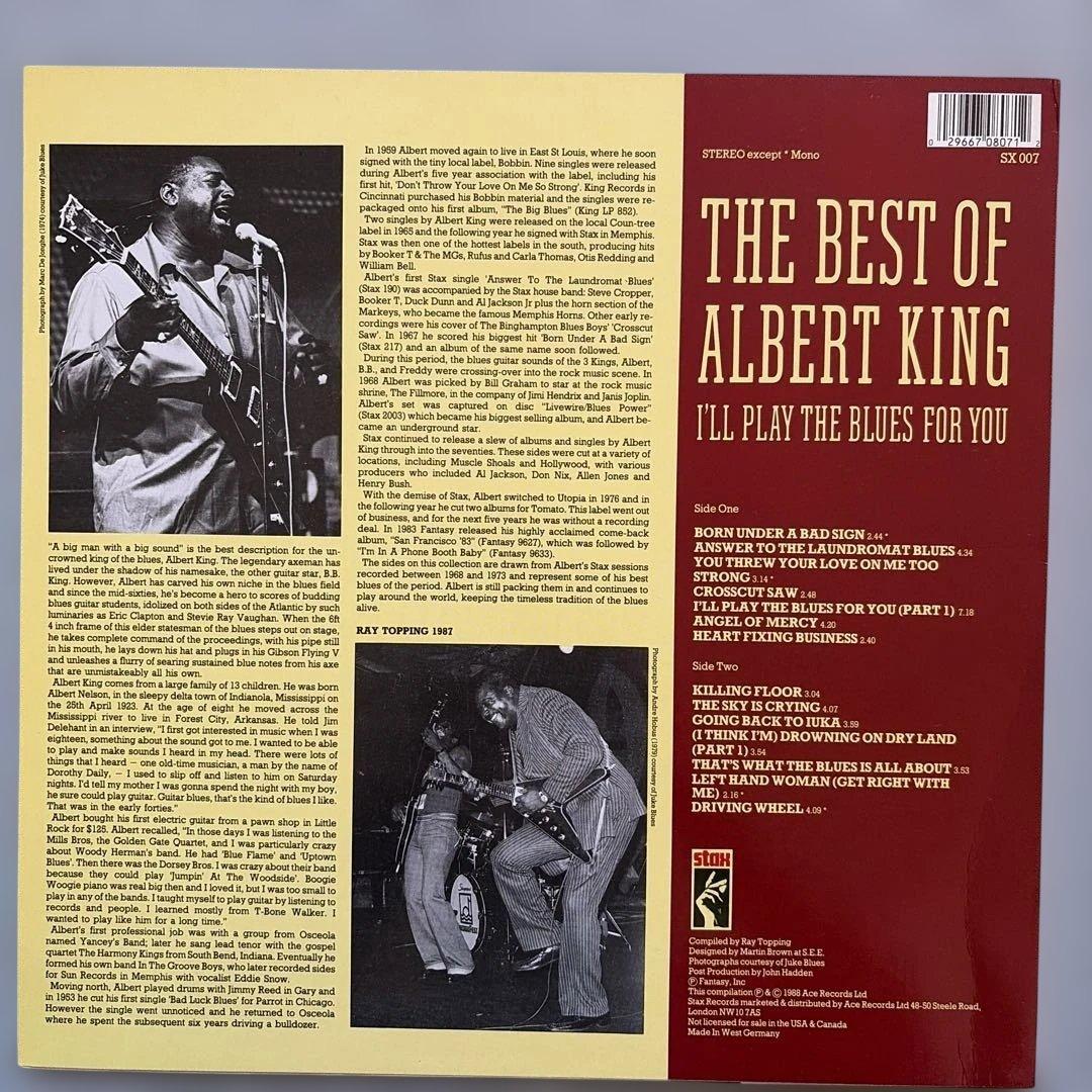 Albert King - The Best Of: I'll Play The Blues For You - Vinyl LP Stax Germany