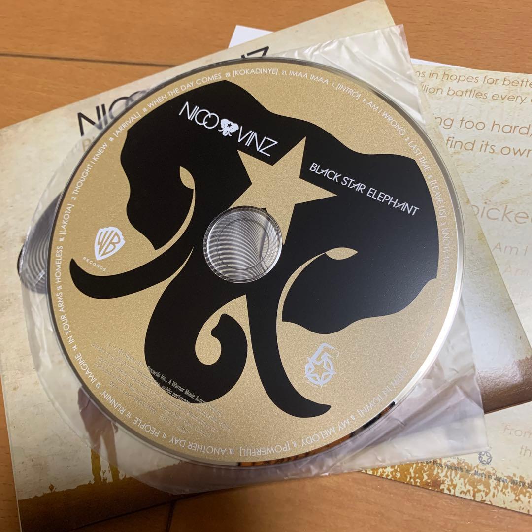 Nico & Vinz Black Star Elephant CD Japan Press Paper Sleeve W/ OBI Insert 2014
