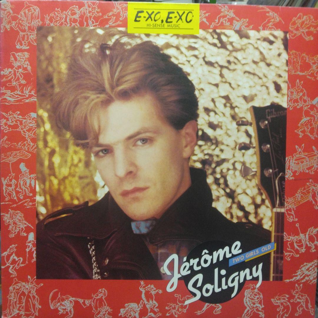 Jérôme Soligny - Two Girls Old Vinyl LP 1985 Japan Pressing New Wave Glam Pop