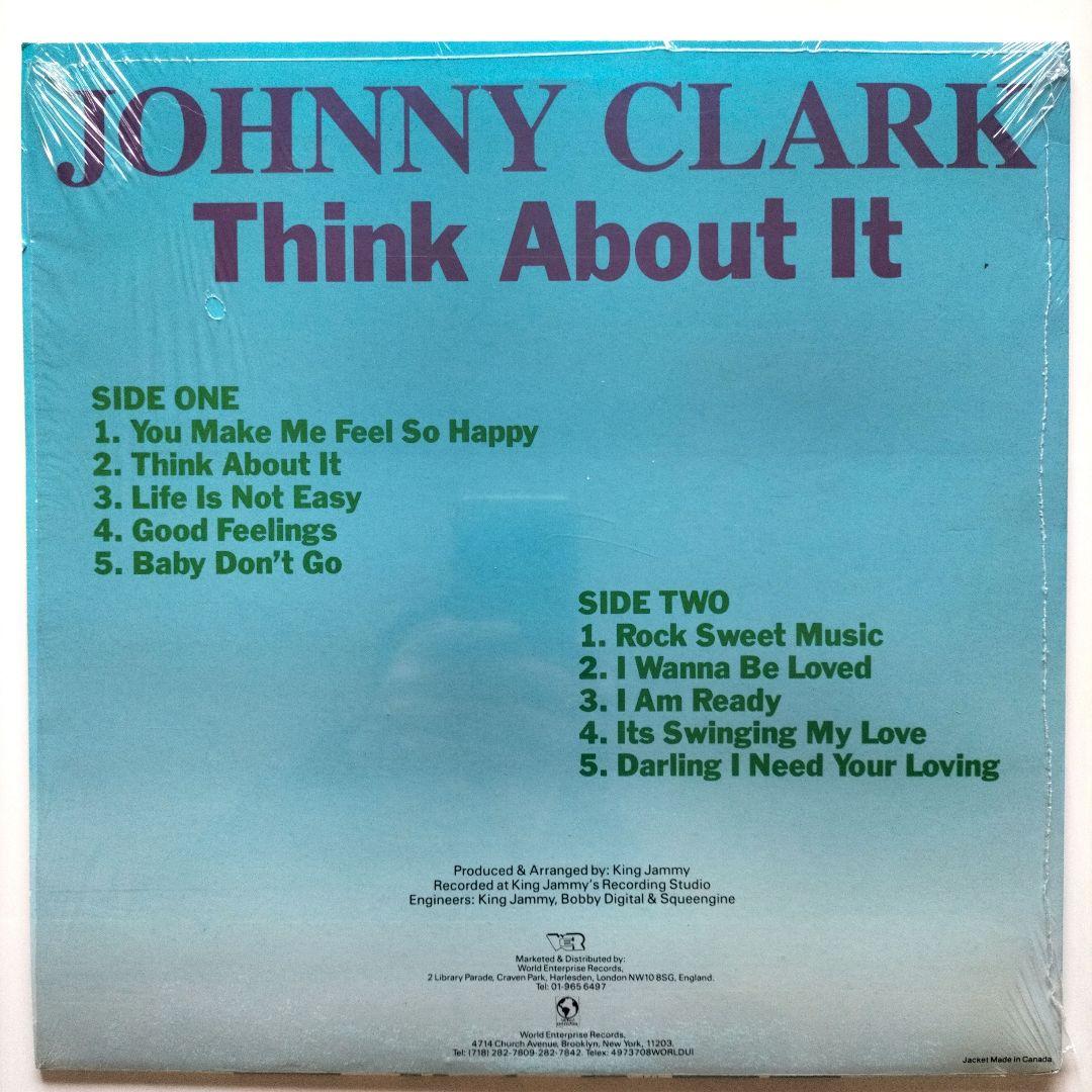 Johnny Clark Think About It Reggae LP 1988 Digital Roots Used | Japansoundstore