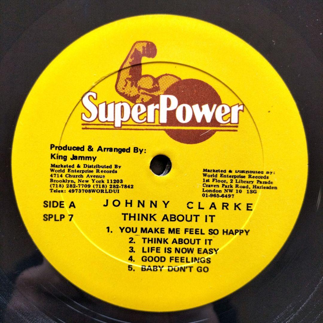 Johnny Clark Think About It Reggae LP 1988 Digital Roots Used | Japansoundstore