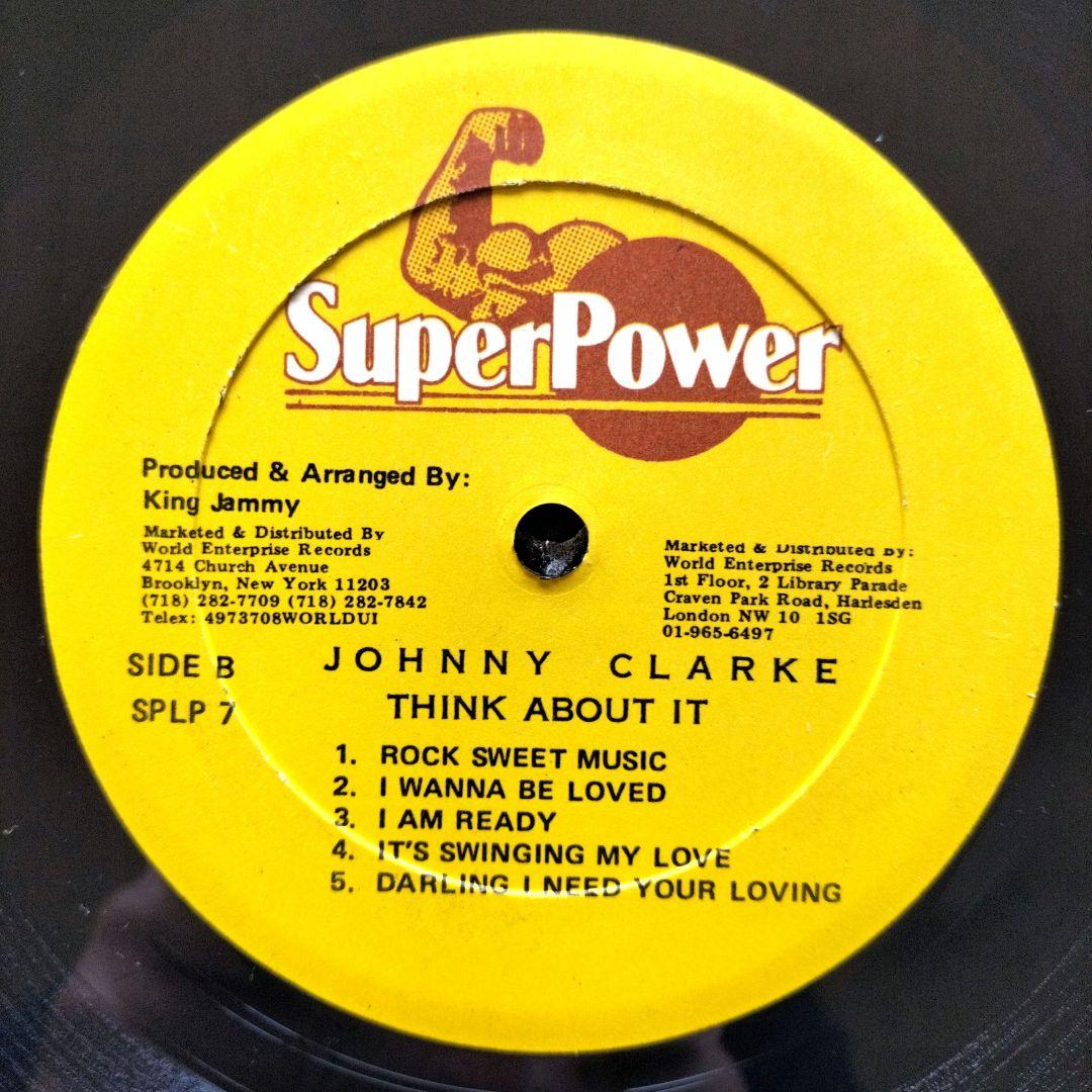 Johnny Clark Think About It Reggae LP 1988 Digital Roots Used | Japansoundstore