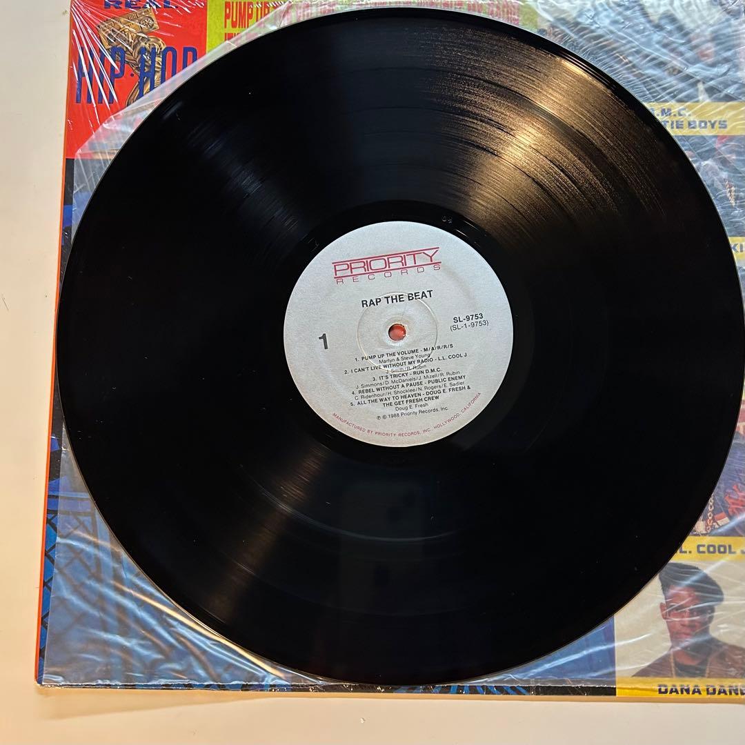 Various - Rap The Beat LP 1988 Compilation Beastie Boys Run-D.M.C. Eazy-E Hip Ho