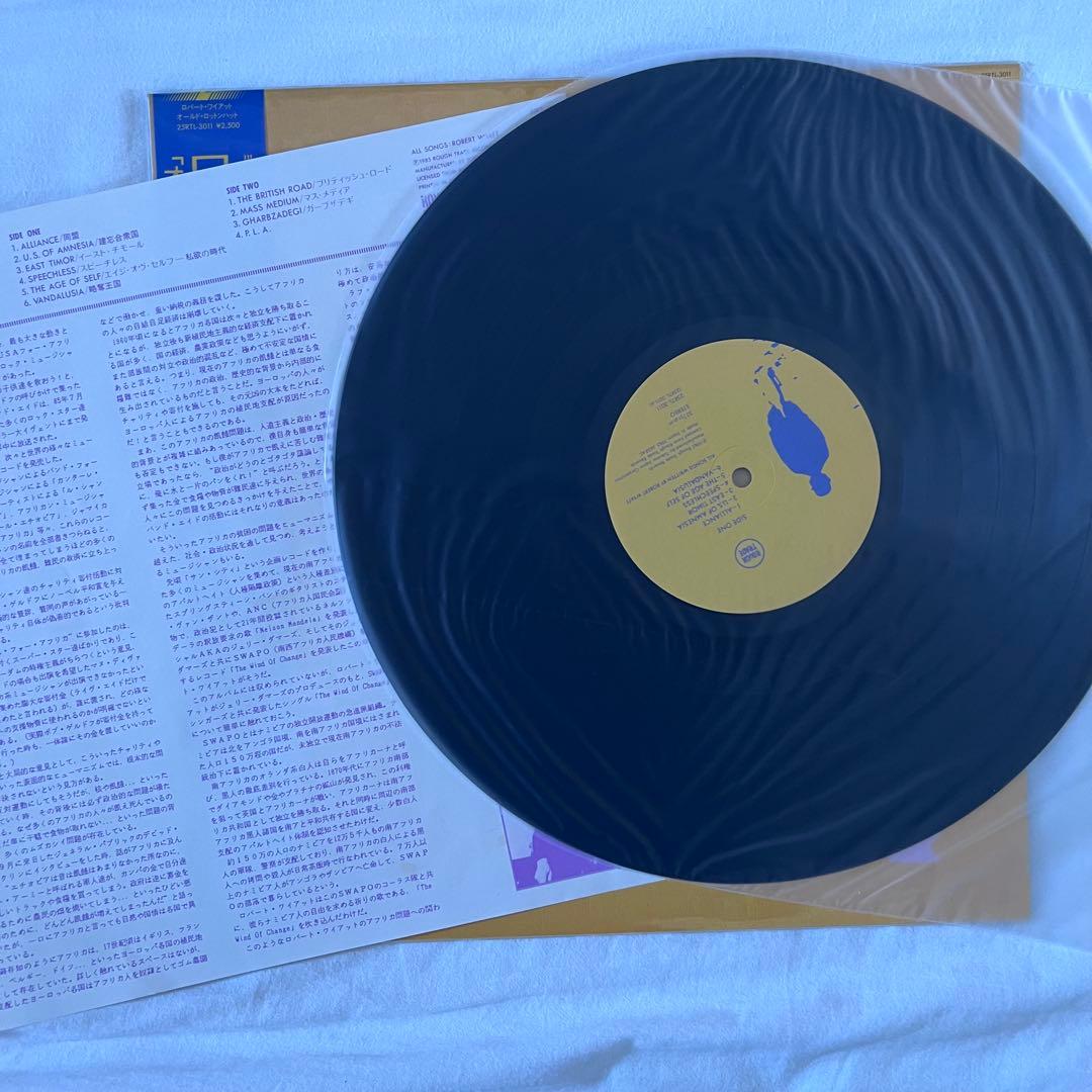 Robert Wyatt Old Rottenhat LP Japan Original 1985 Vinyl Record w/ Obi