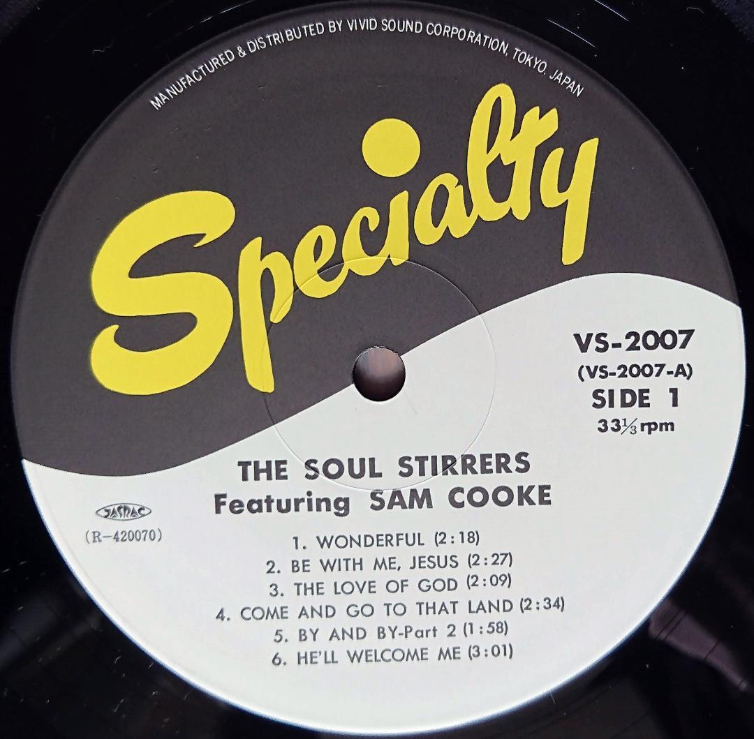The Soul Stirrers featuring Sam Cooke LP 1979 Japan Reissue Vinyl Record
