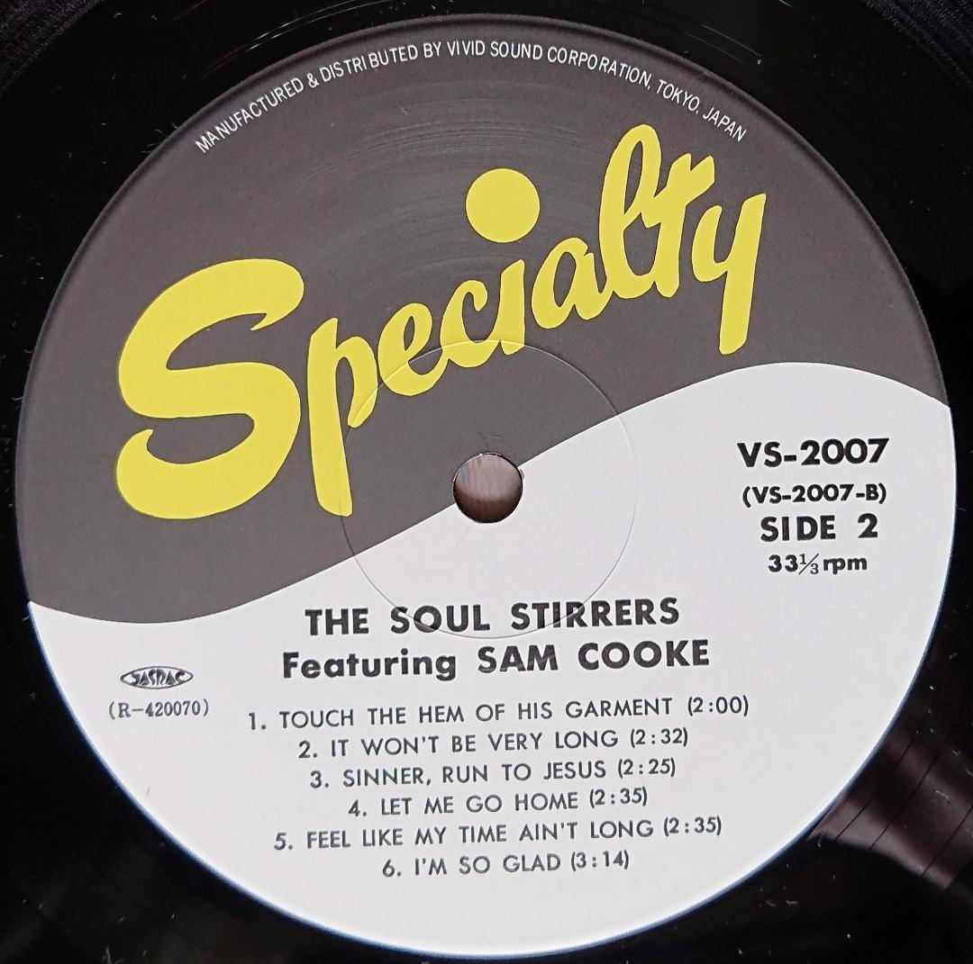 The Soul Stirrers featuring Sam Cooke LP 1979 Japan Reissue Vinyl Record