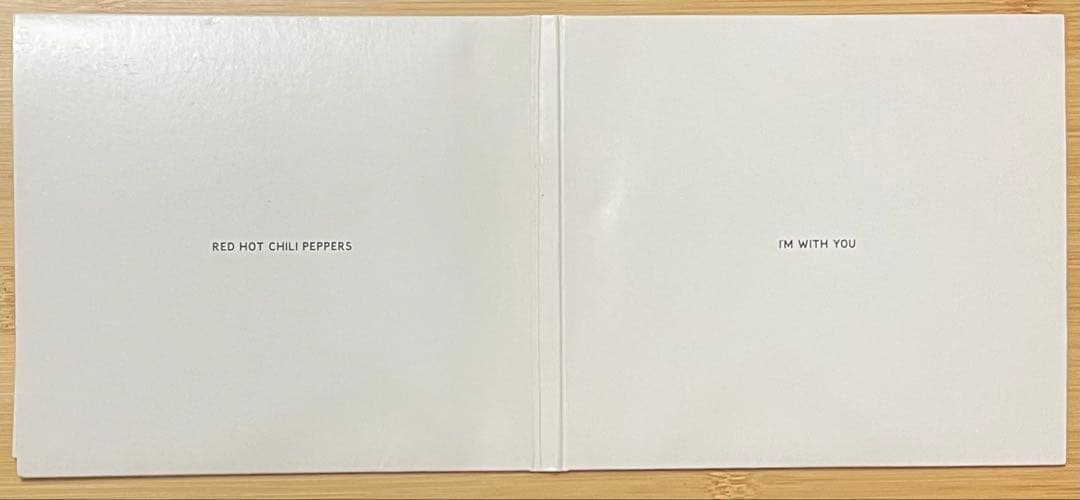 Red Hot Chili Peppers I'm With You CD Album Japan Press 2011