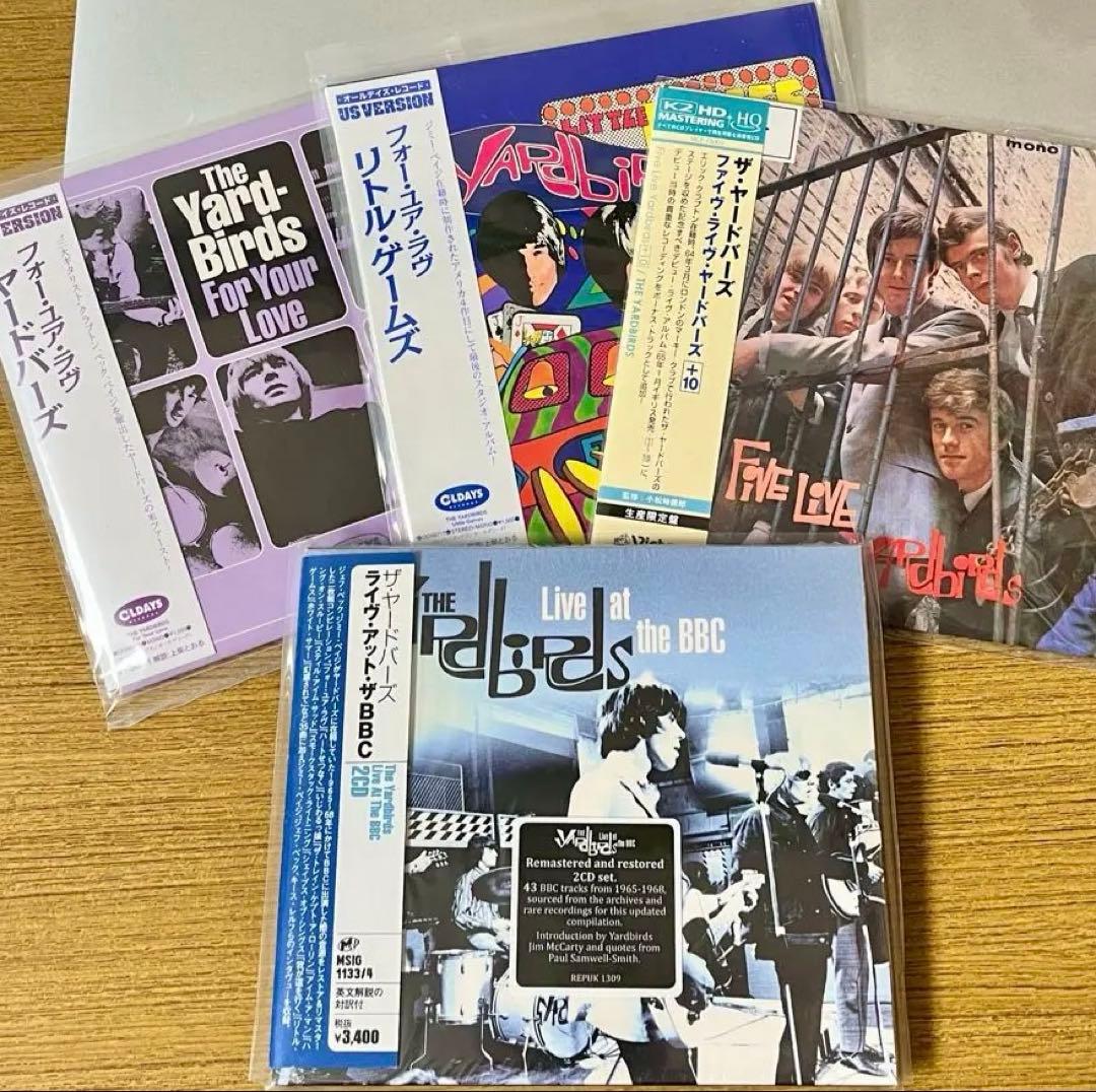 Yardbirds 4 CD Set Japanese Edition with Obi Near Mint Rare Guitar Legends | Japansoundstore