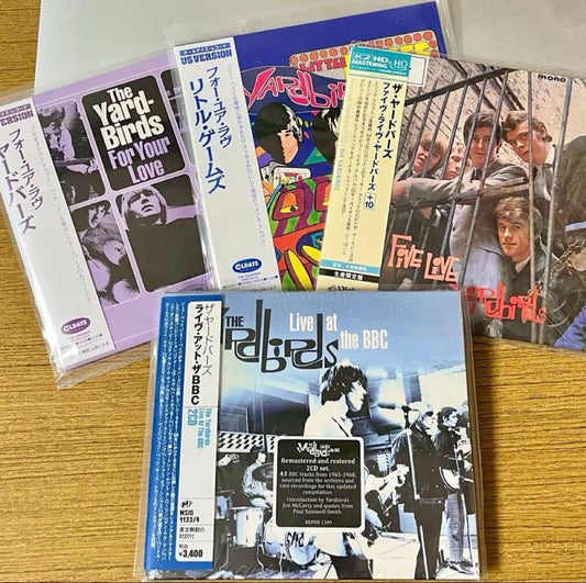 Yardbirds 4 CD Set Japanese Edition with Obi Near Mint Rare Guitar Legends | Japansoundstore