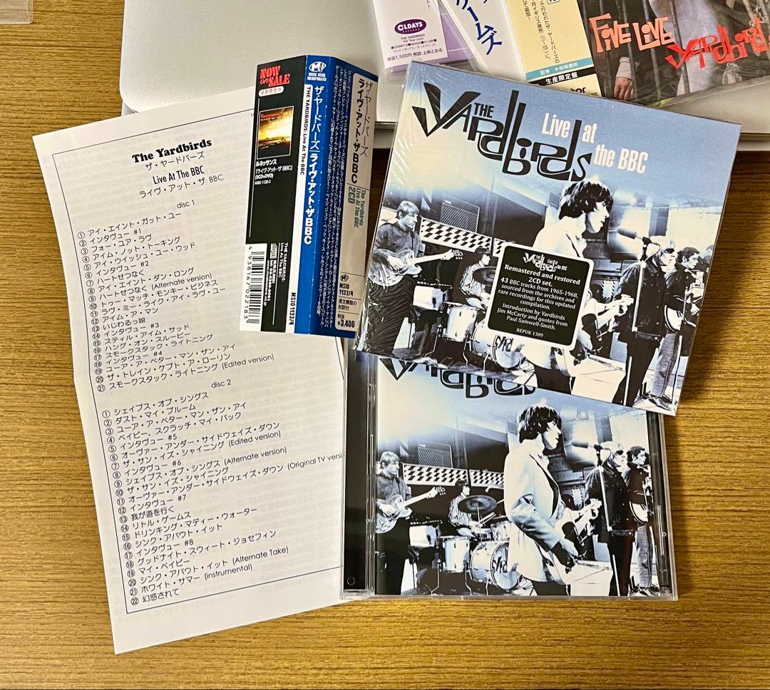 Yardbirds 4 CD Set Japanese Edition with Obi Near Mint Rare Guitar Legends | Japansoundstore