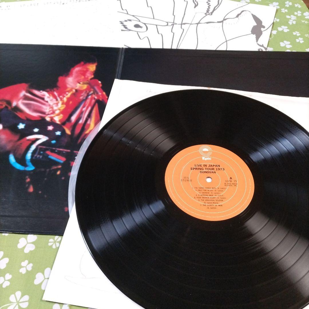Donovan Live In Japan: Spring Tour 1973 Japan Original Vinyl LP ECPM-25 Rare
