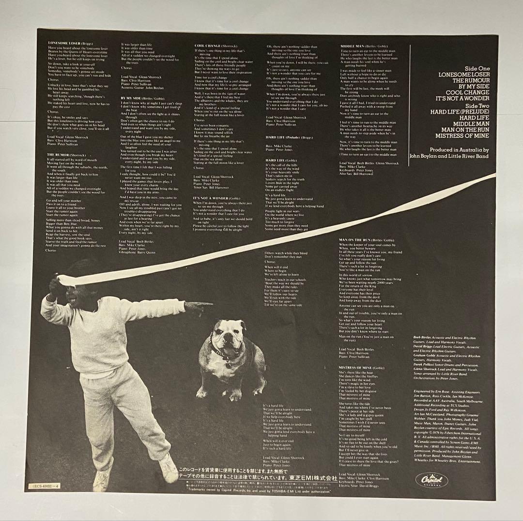Little River Band - First Under The Wire LP Vinyl Japan Pressing w/ Obi