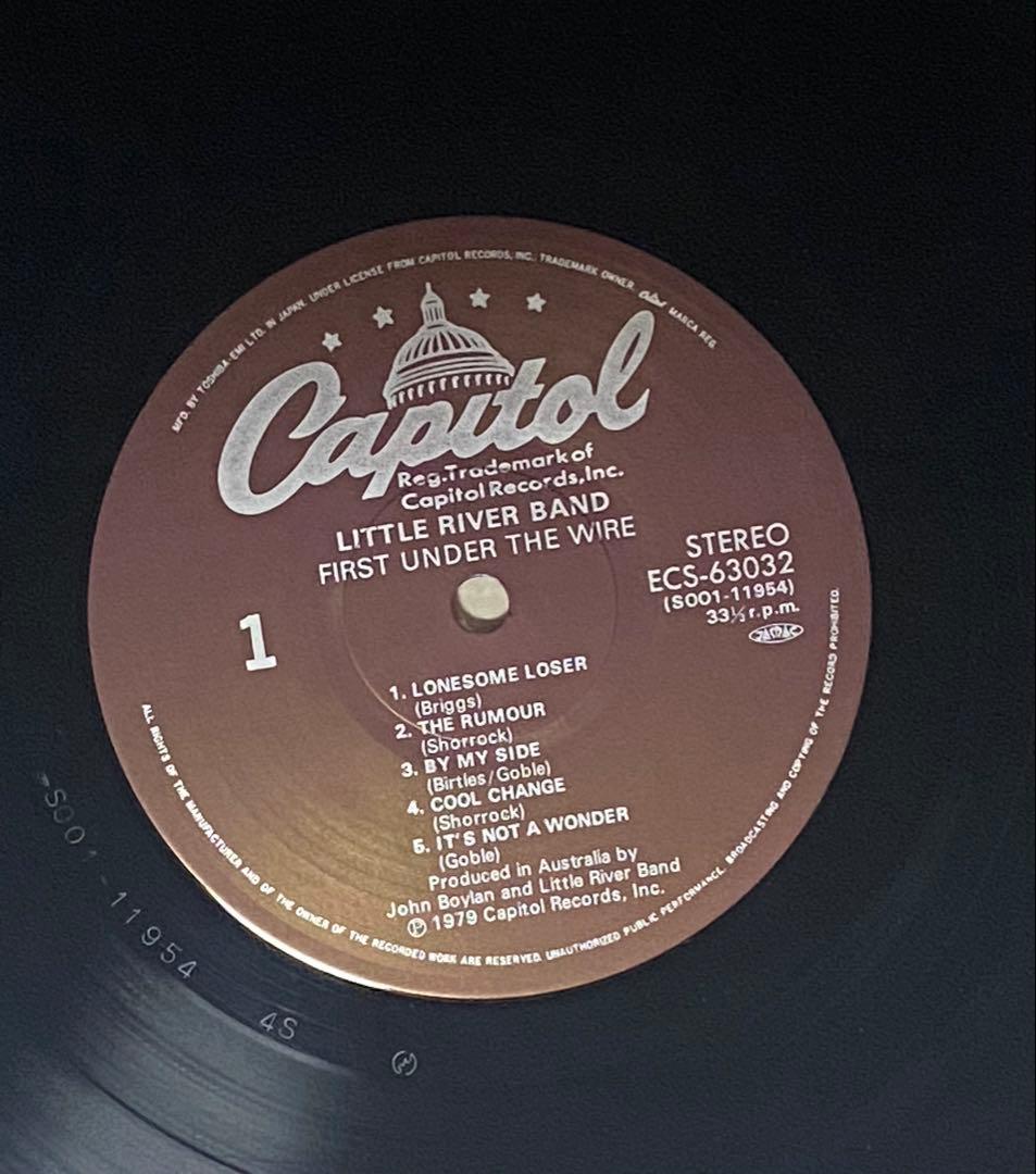 Little River Band - First Under The Wire LP Vinyl Japan Pressing w/ Obi