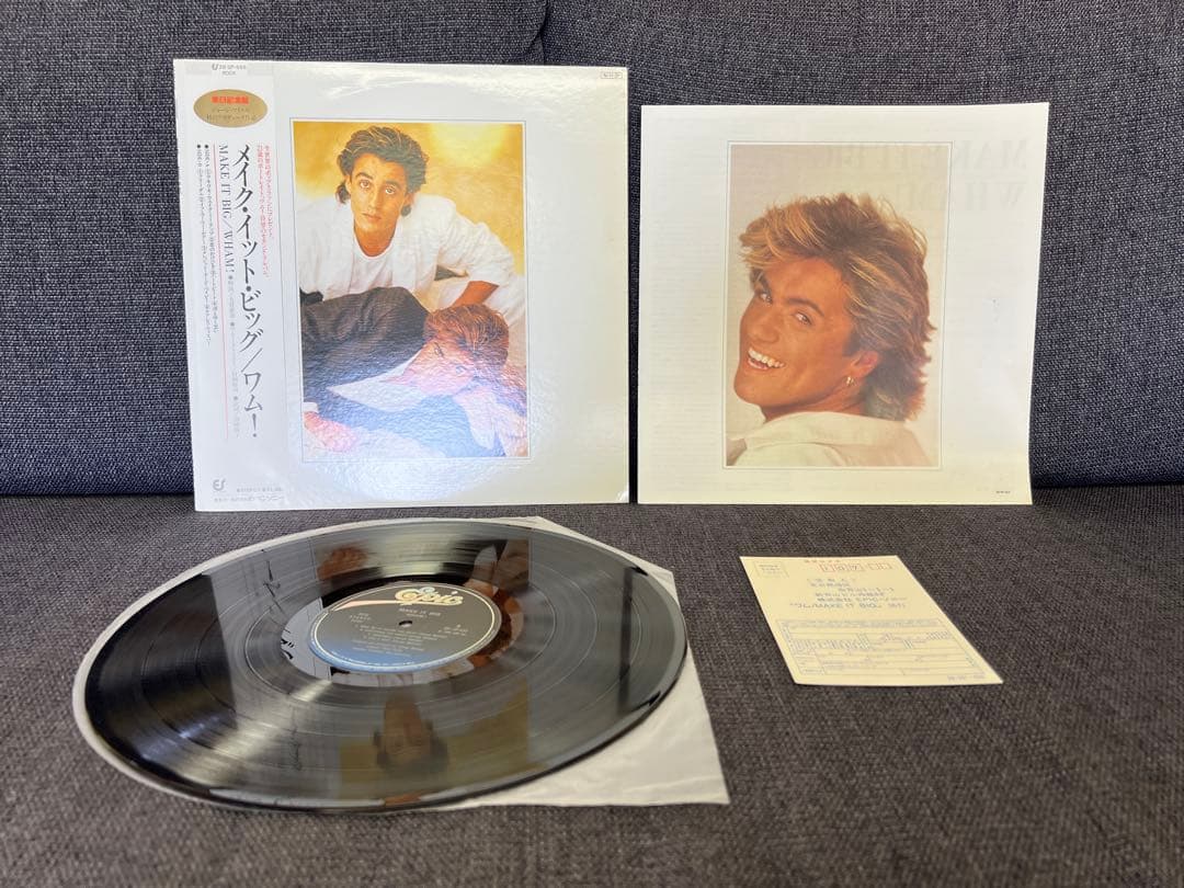 WHAM! Make It Big Vinyl LP Japan Original Obi George Michael 1984 28.3P-555