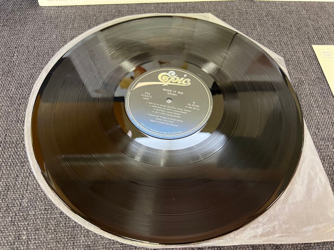 WHAM! Make It Big Vinyl LP Japan Original Obi George Michael 1984 28.3P-555