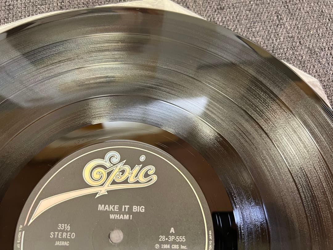 WHAM! Make It Big Vinyl LP Japan Original Obi George Michael 1984 28.3P-555