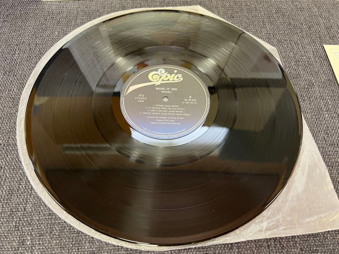WHAM! Make It Big Vinyl LP Japan Original Obi George Michael 1984 28.3P-555
