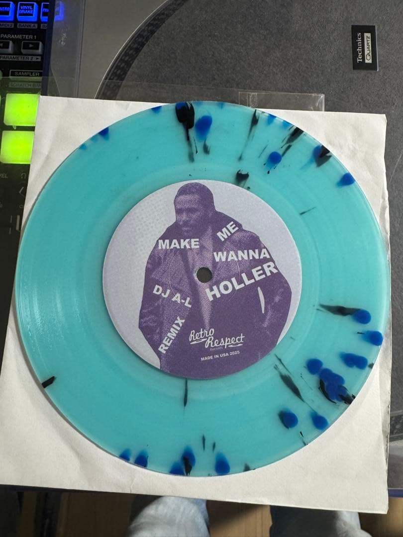 DJ A-L - Make Me Wanna Holler / Keep Me Hangin' On 7" Splatter Vinyl Remix