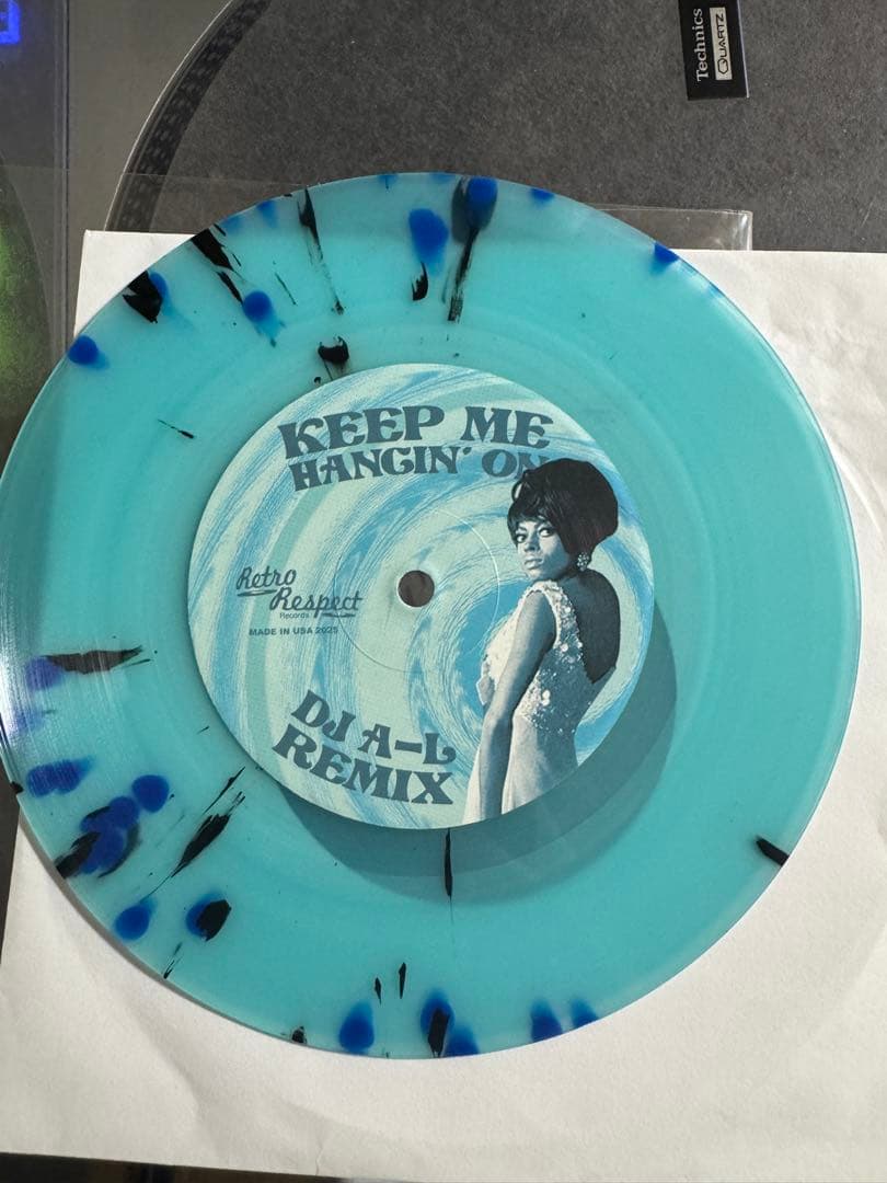 DJ A-L - Make Me Wanna Holler / Keep Me Hangin' On 7" Splatter Vinyl Remix