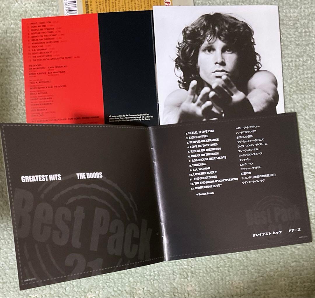 The Doors - Greatest Hits CD Japan Press w/ OBI Best Pack 21 Limited Edition