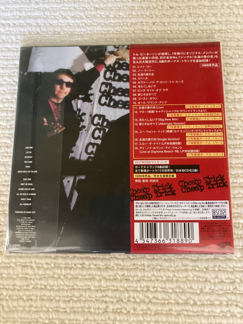Cheap Trick Lap of Luxury Blu-spec CD2 Japan Pressing Limited Edition Obi