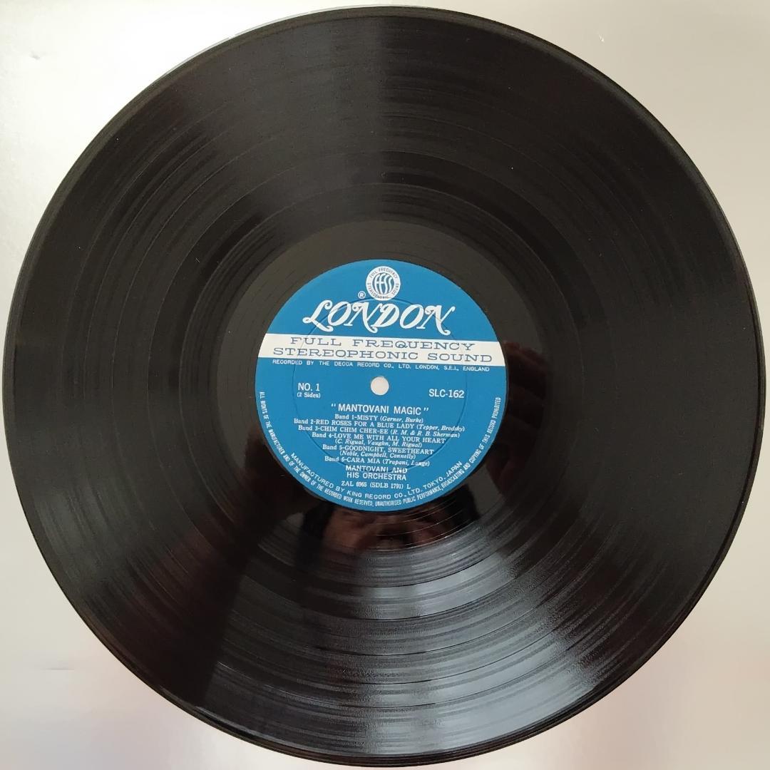 Mantovani - Mantovani Magic LP Vinyl 1966 Japan London SLC 162 Gatefold Obi