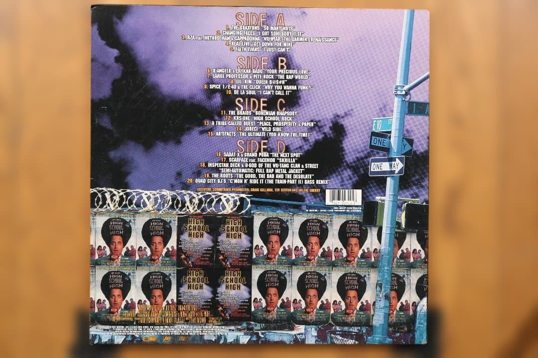 High School High The Soundtrack 2LP Vinyl 1996 Various Artists Wu-Tang Hip Hop
