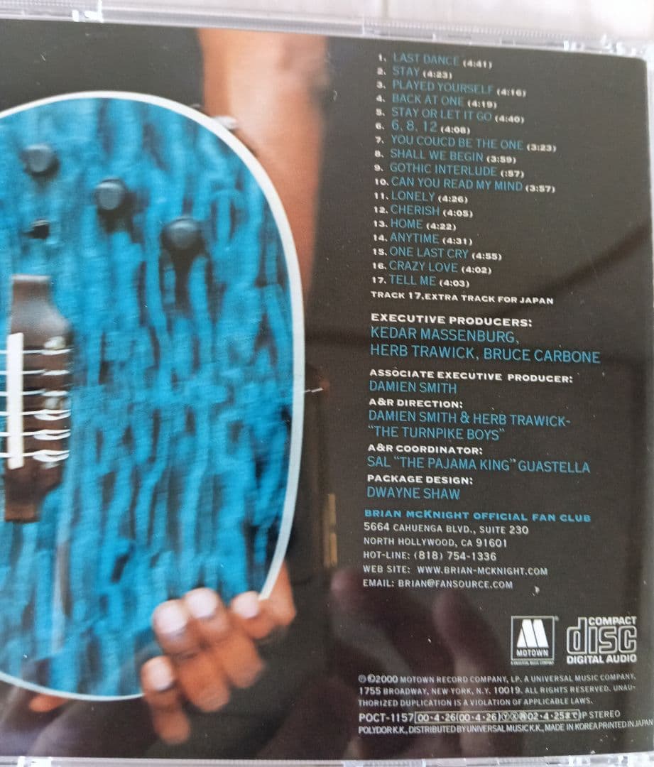 Brian McKnight - Back at One and More CD Japan Press 17 Tracks (2000)