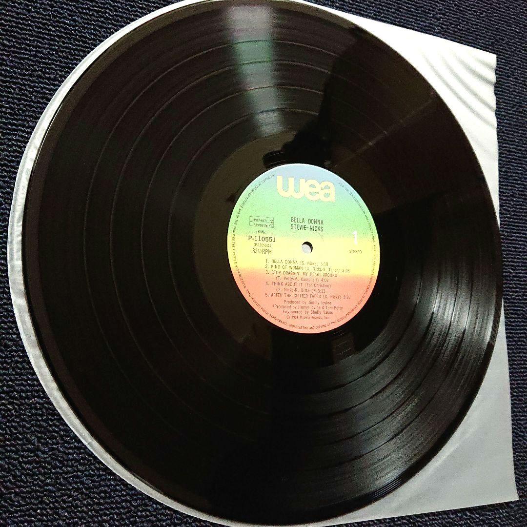 Stevie Nicks Bella Donna LP 1981 Japan Vinyl Record with Obi and Insert